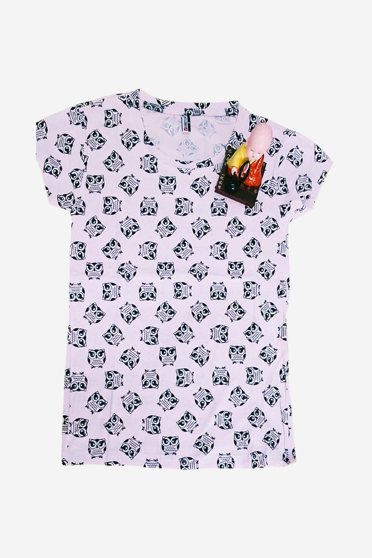 Pink Color Design T-Shirt