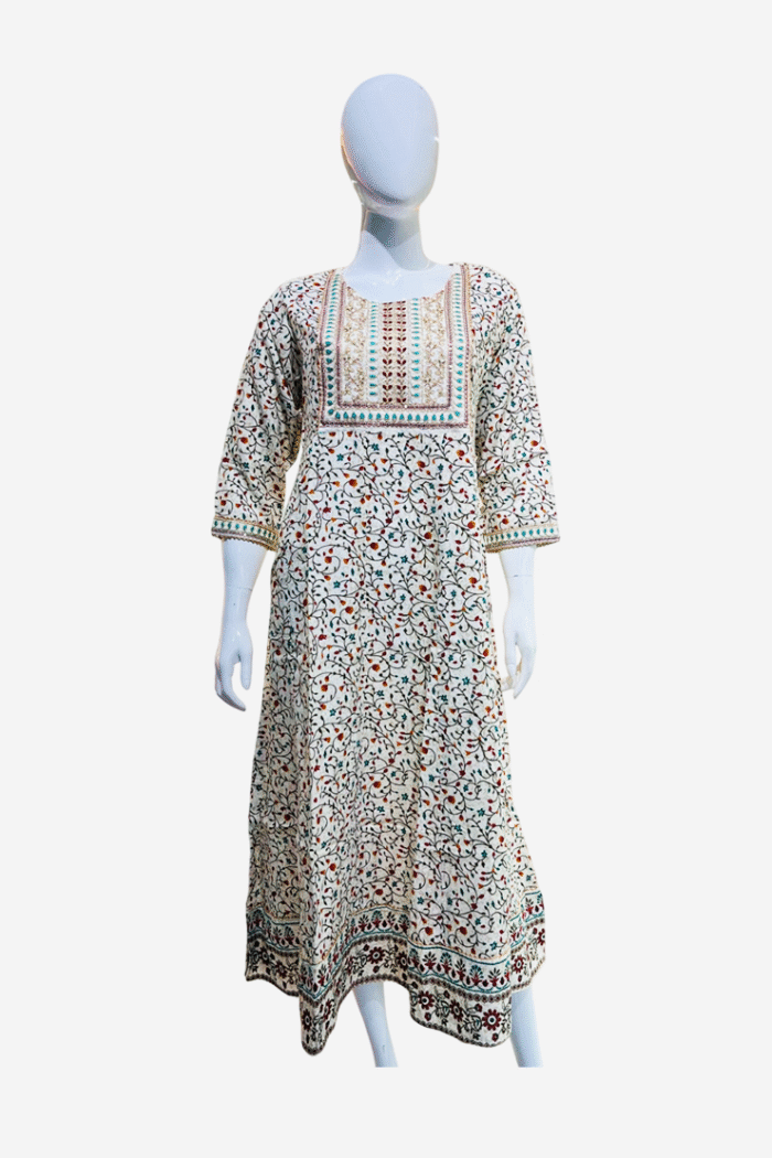 White kurthi