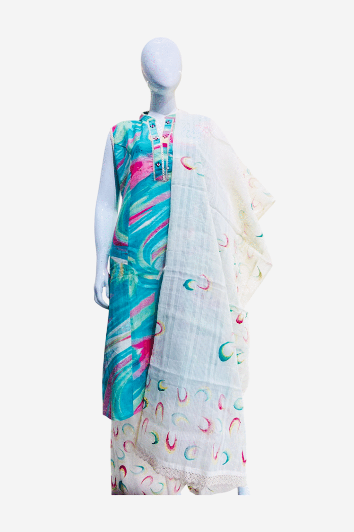 Kadhi cotton - Sleeves Inside Attached